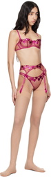 Agent Provocateur Pink Liliya Garter Belt