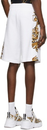 Versace Jeans Couture White Garland Shorts