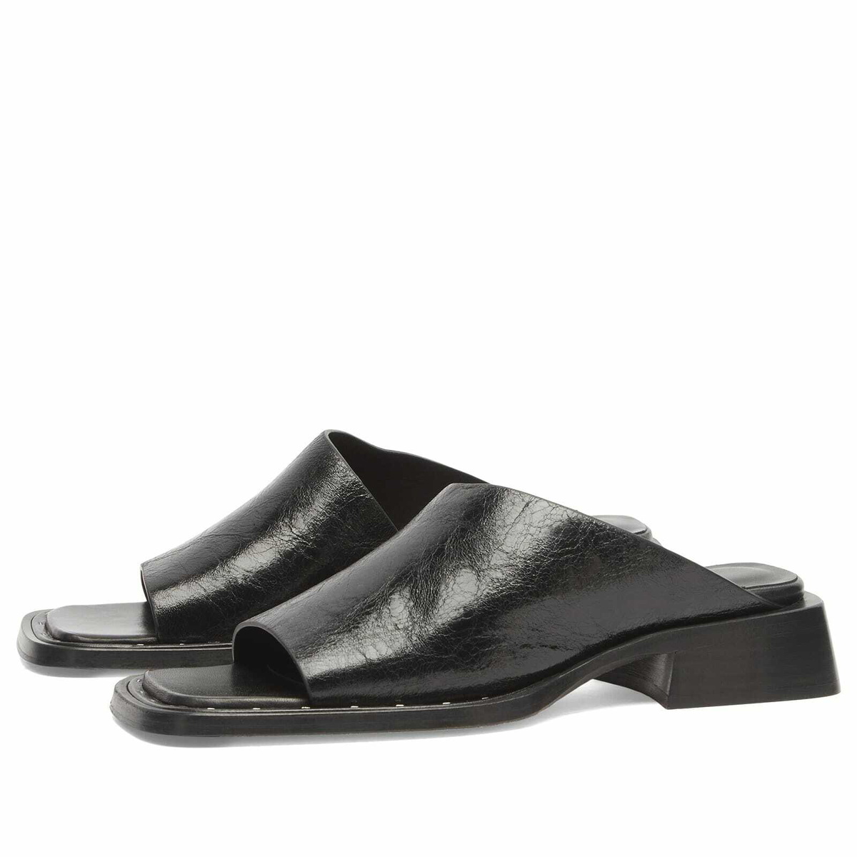 MIISTA Women's Alendra Asymmetric Sandals in Black