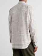 Purdey - Checked Cotton-Flannel Shirt - Brown