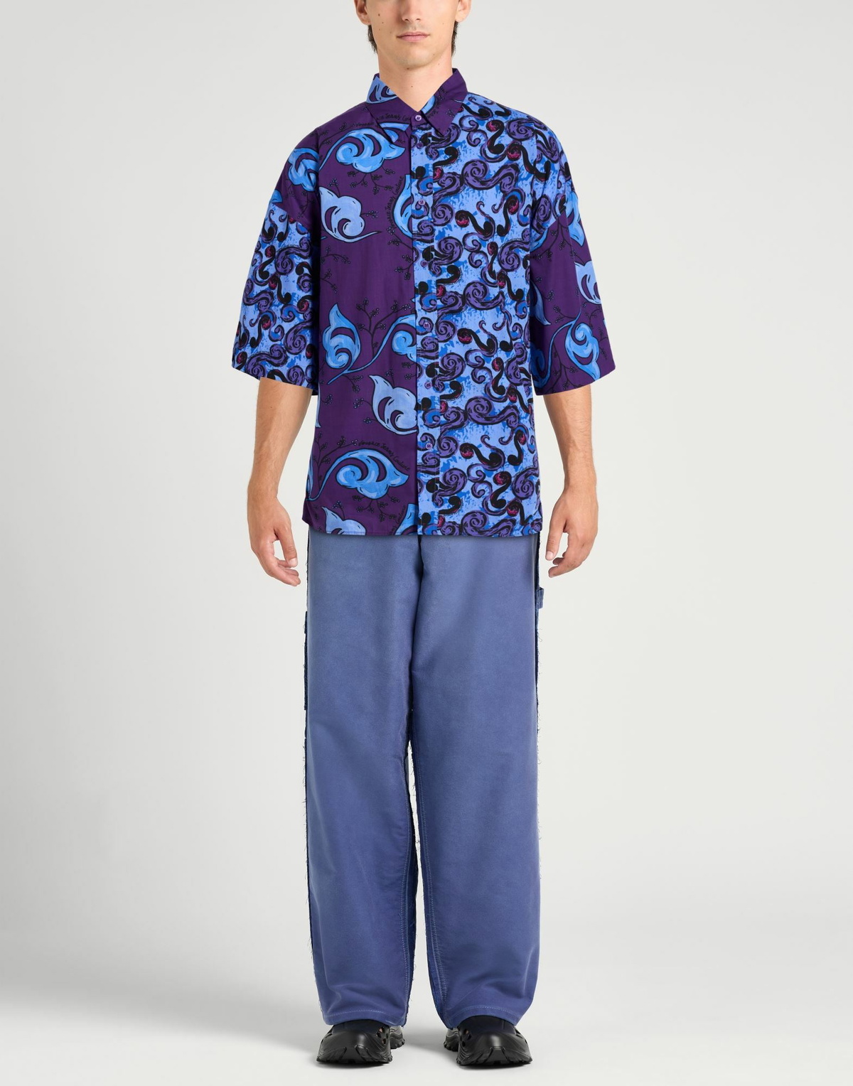 Versace Jeans Couture Mens Shirt in Purple