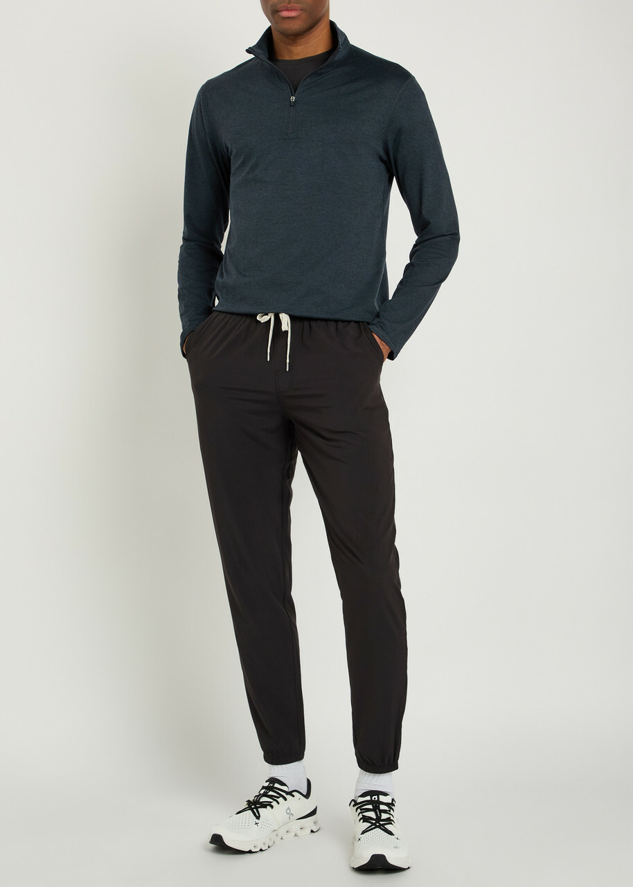 Vuori Ponto Half-zip Jersey Sweatshirt Navy