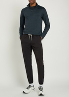 Vuori Ponto Half-zip Jersey Sweatshirt Navy