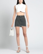 Heron Preston Womens Denim skirt Lead