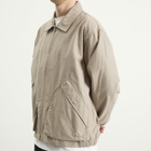 Snow Peak Men's Light Dobby Cloth Harrington Jacket in Greige