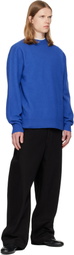 Jil Sander Blue Wool Sweater