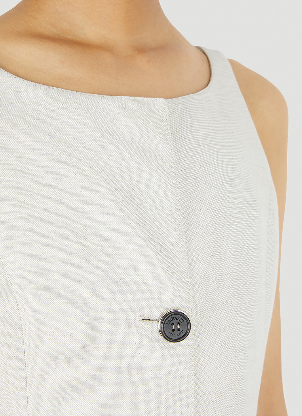 Durazzi Milano Tailored Sleeveless Top
