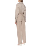 LOW CLASSIC - Wide-leg paperbag pants