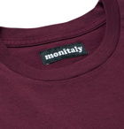 Monitaly - Cotton-Jersey T-Shirt - Burgundy
