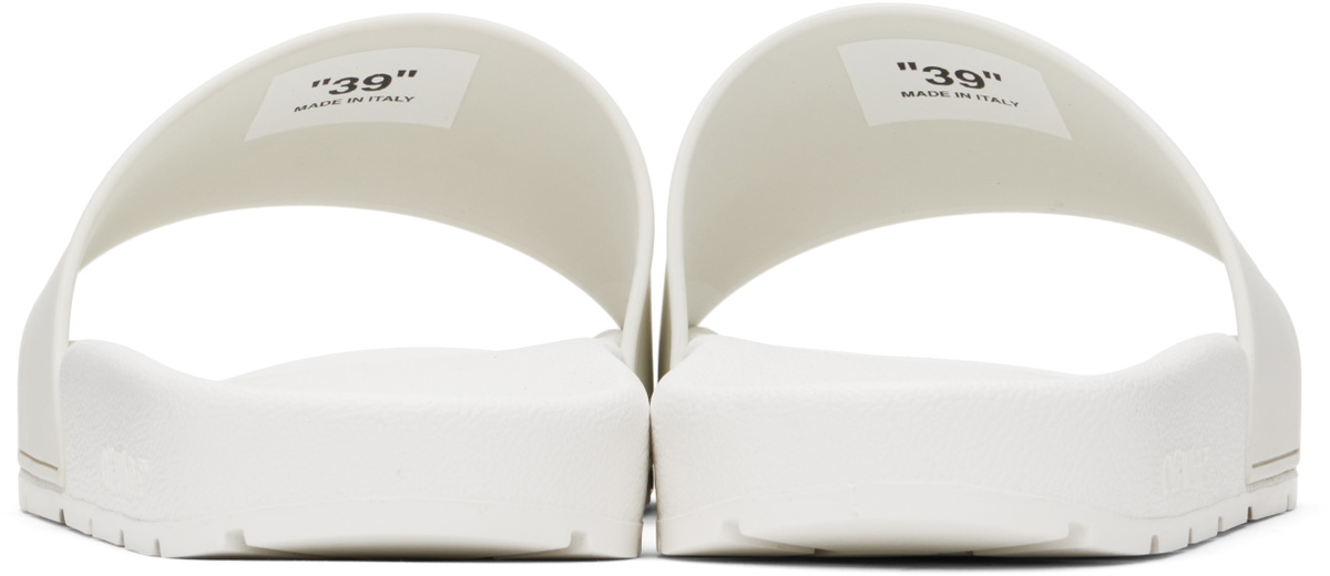Off-White White 'This That' Pool Slides