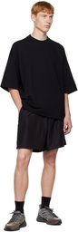 Jil Sander Black Elasticized Waistband Shorts