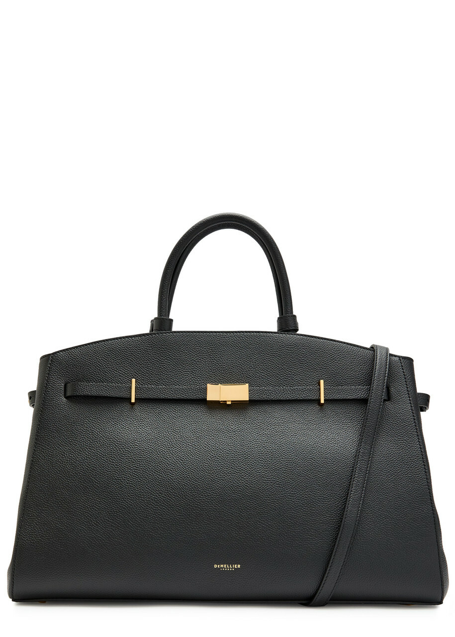 Demellier The Hudson Grained Leather top Handle bag - Black - One Size