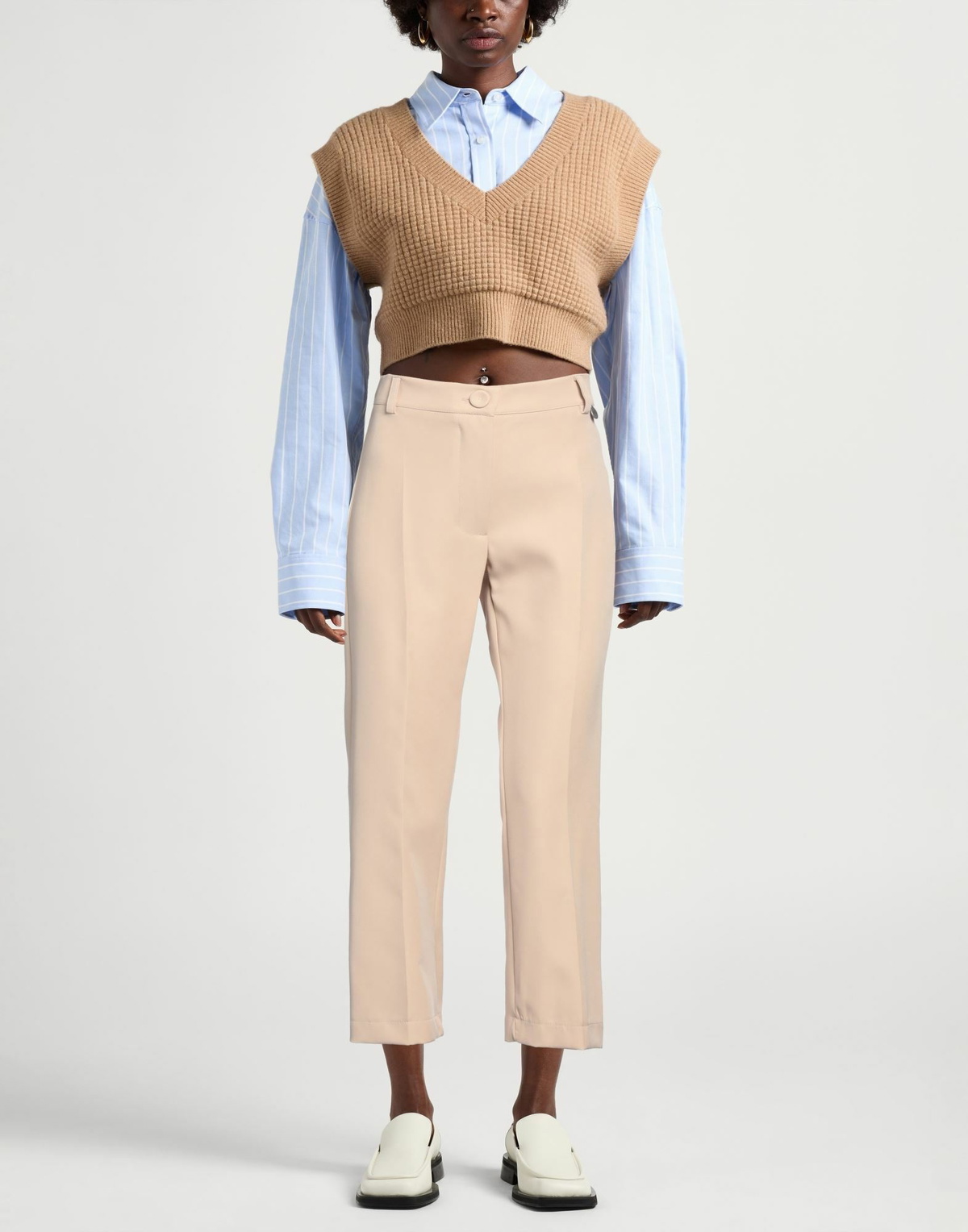 Berna Womens Pants in Beige