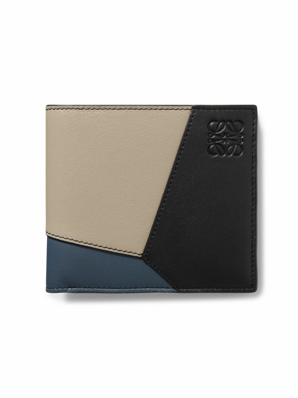Photo: LOEWE - Puzzle Logo-Debossed Leather Billfold Wallet