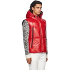 Moncler Red Down Quilted Vest