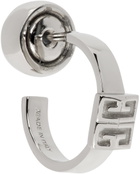 Givenchy Silver 4G Single Earring