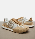 Dolce&Gabbana DG Athletic suede-trimmed sneakers