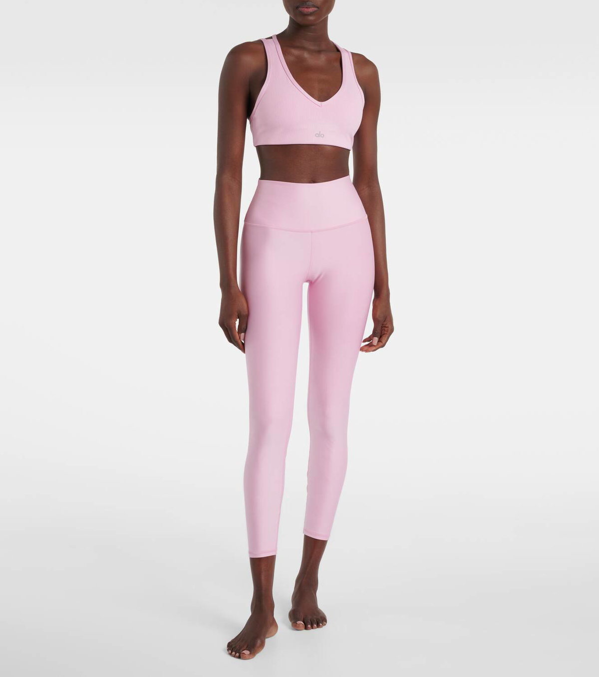 Alo Yoga Airlift Jump Start ribbed-knit sports bra