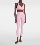 Alo Yoga Airlift Jump Start ribbed-knit sports bra