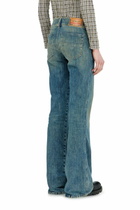 Diesel Bootcut Jeans Low Waist D-Hush - Jeans Womens in Blue