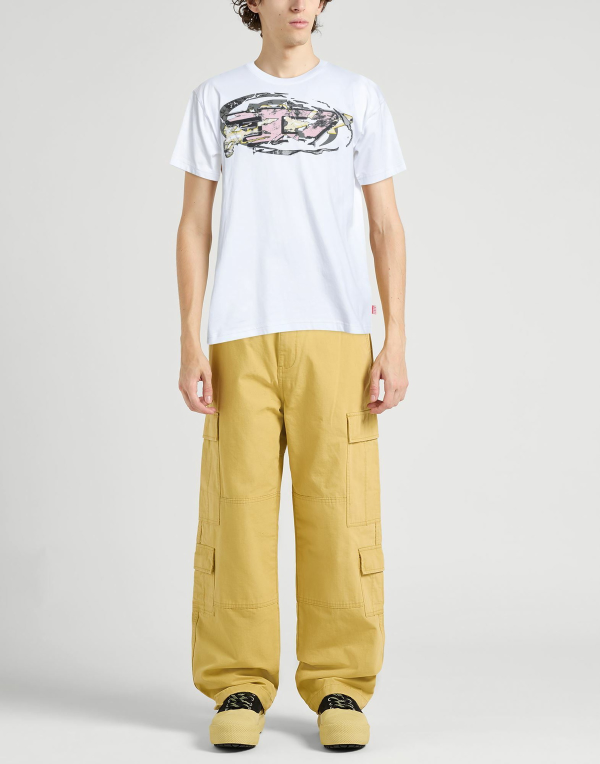 Diesel Mens T-shirt in White