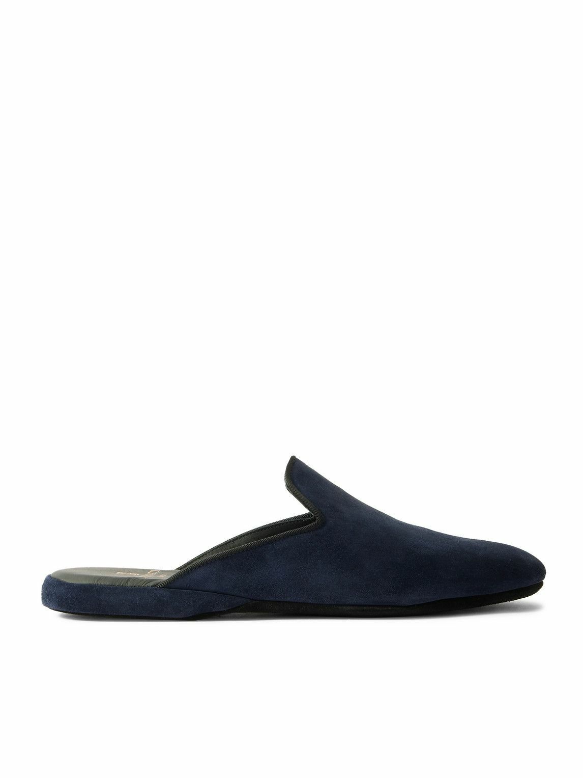 Rubinacci - Comfort Suede Slippers - Blue