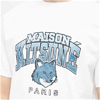 Maison Kitsuné Men's Campus Fox Relaxed T-Shirt in White