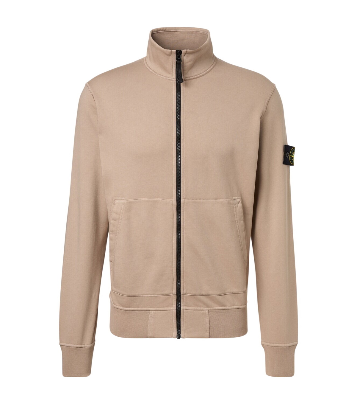 Stone Island Ghost Resin Cotton Zip Overshirt Stone Island