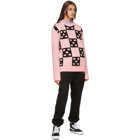 Noon Goons Pink and Black Lovers Sweater