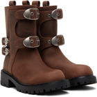 Marc Jacobs Brown 'The Kiki Moto' Boots