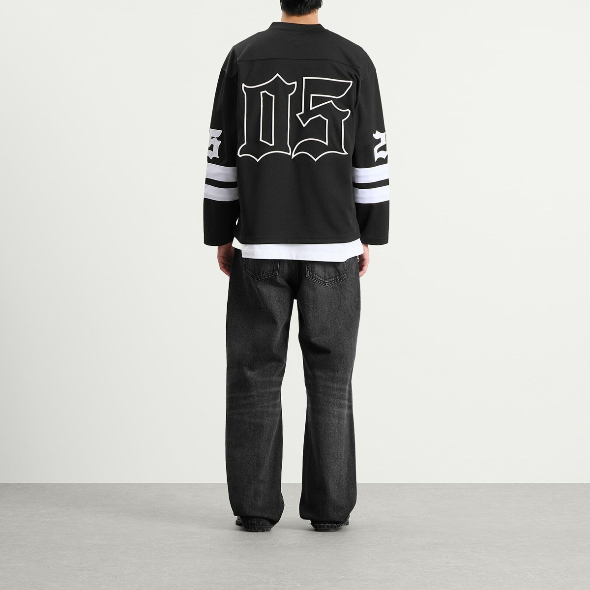 END. x The Great Frog Hockey Jersey in Black