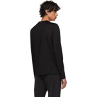 Prada Black Satin Pocket Long Sleeve T-Shirt