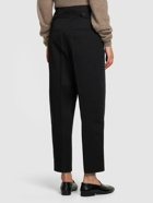 TOTEME - Double-pleated Cotton Straight Pants
