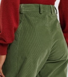 Blazé Milano Sorraia cotton corduroy barrel-leg pants