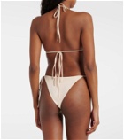 Magda Butrym Floral-appliqué bikini top