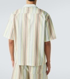 Commas Striped linen shirt