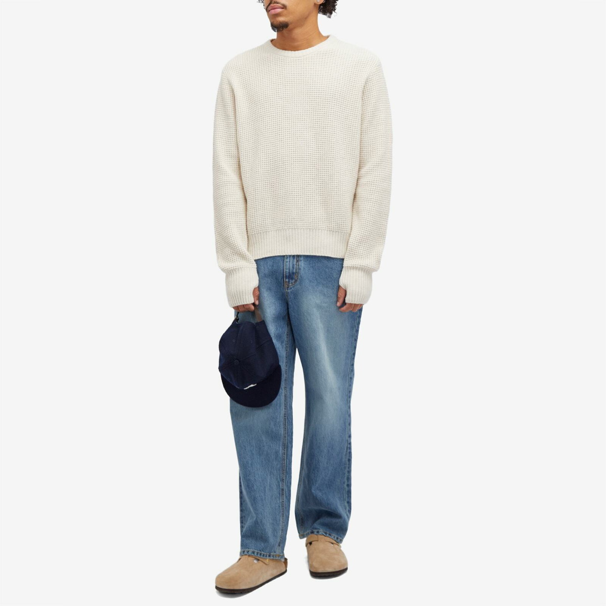 FrizmWORKS Men's OG Wide Denim Pants in Light Blue FrizmWORKS