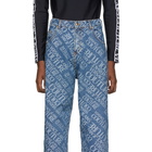 Versace Jeans Couture Indigo Baggy Jeans