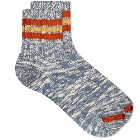 Thunders Love Men's Athletic Collection Sock in Pacific Blue
