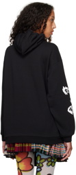 Chopova Lowena Black Lilium Hoodie