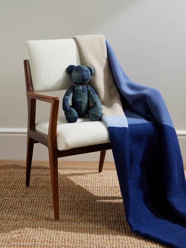 Photo: RRL - Patchwork Denim Teddy Bear