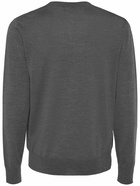 DSQUARED2 D2 Leaf Wool Crewneck Sweater