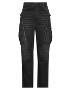 Darkpark Womens Jeans in Black