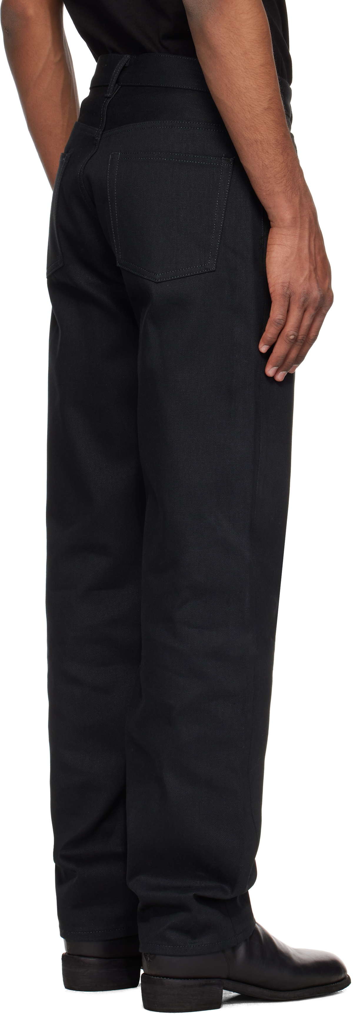 TAKAHIROMIYASHITA TheSoloist. Black Loose Fit Jeans 