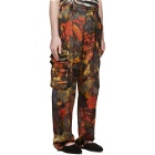 Dries Van Noten Multicolor Floral Trousers