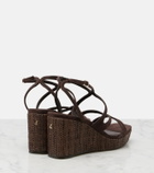 Jimmy Choo Ayla suede wedge sandals
