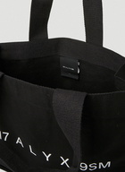 1017 ALYX 9SM - Peace Sign Tote Bag in Black