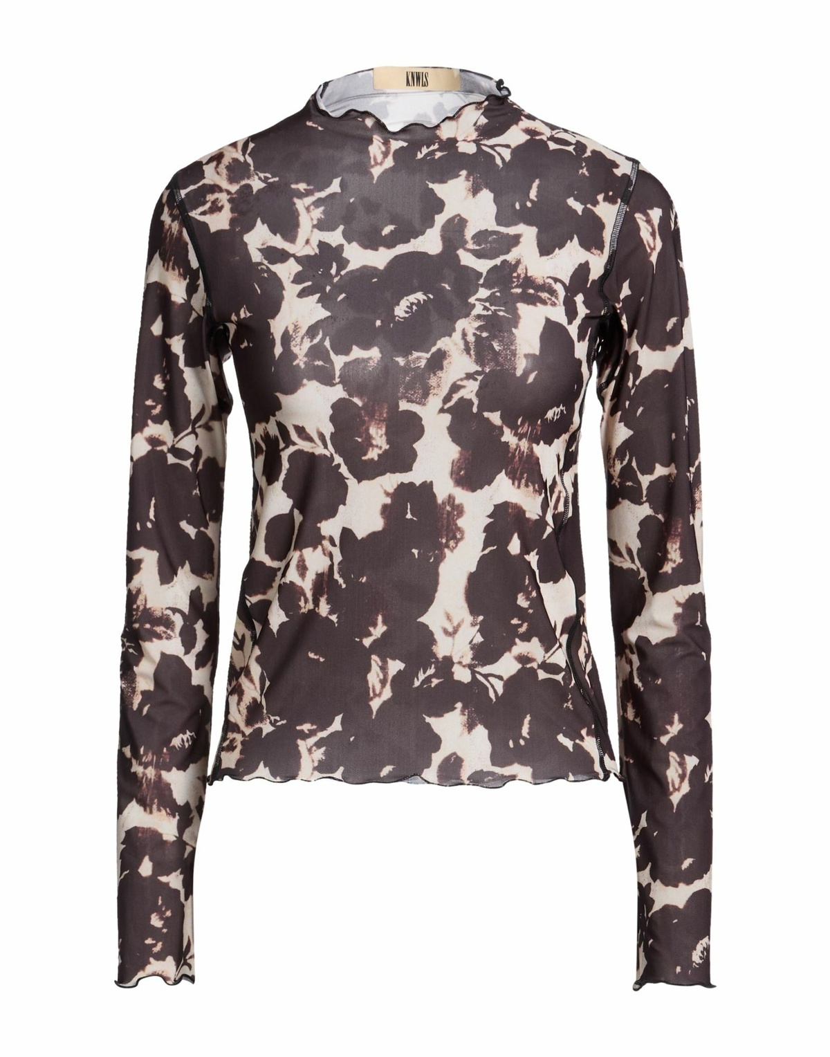 Knwls Womens Top Dark in Brown
