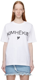 KIMHĒKIM White Heart T-Shirt