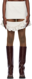 FIDAN NOVRUZOVA Off-White Maya Miniskirt